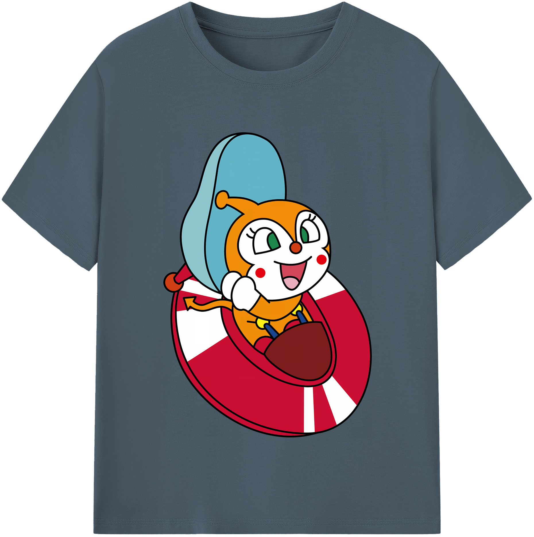 （画像用） アンパンマン Anpanman 綿100％半袖Tシャツ（フロントプリント）
